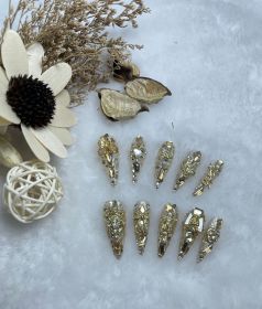 Handmade Wear Nail Luxury Elegant Advanced Heavy Industry Long Manicure (Option: Long Tip-S)